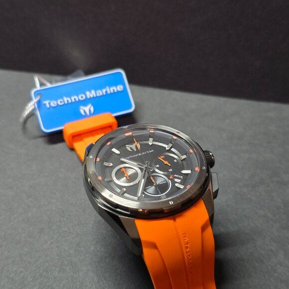 TechnoMarine Ocean Nomad Men's Watch - 43mm, Orange (TM-318099) - Picture 3 of 12